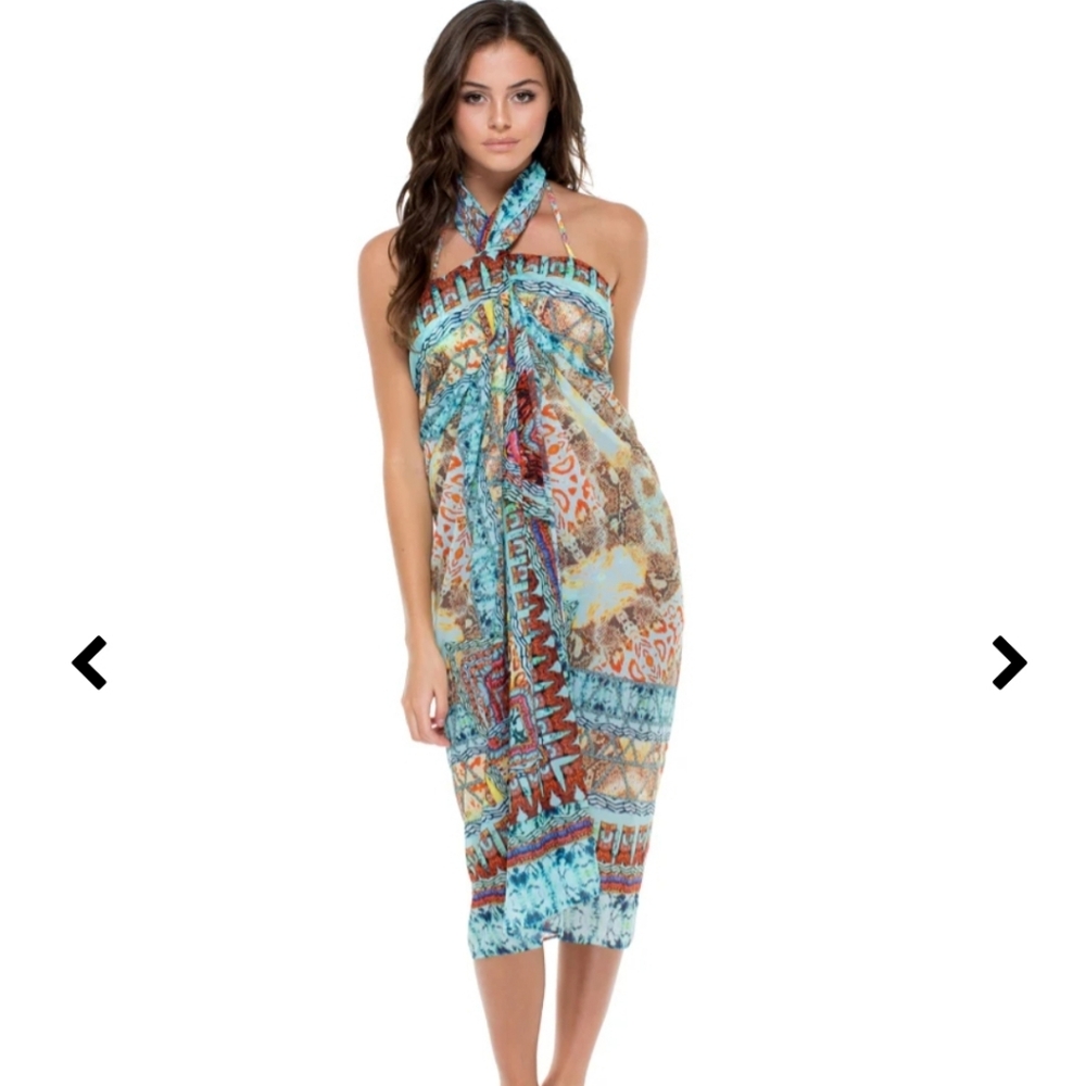 Multicolor Lulu Fama Women's Swim Cover-Up